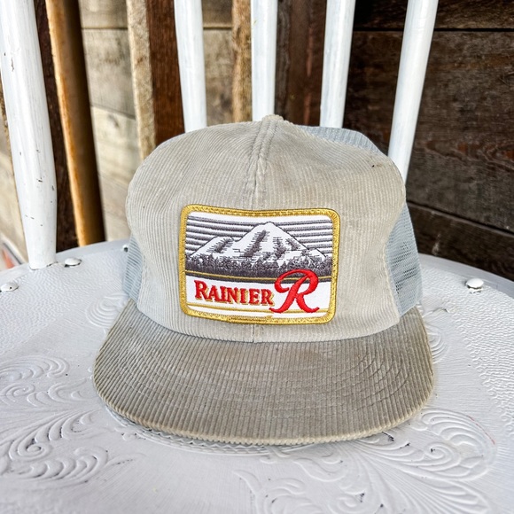 rainier Accessories Rare V I N T A G E Rainier Beer Corduroy